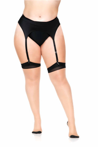 Grace Cuban Contrast Heel Stockings