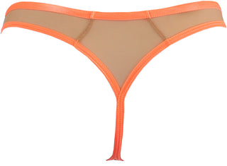 Axami Tropica Coral Sheer Thong Panty