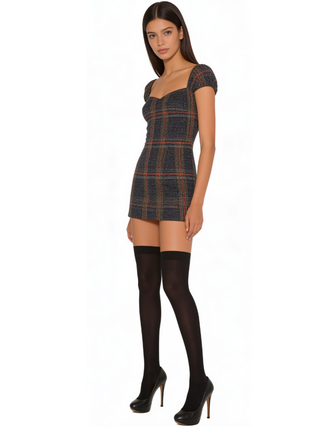 Black Bow Thigh Highs