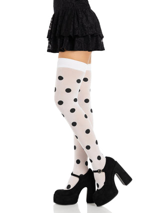 Dotty Thigh Highs