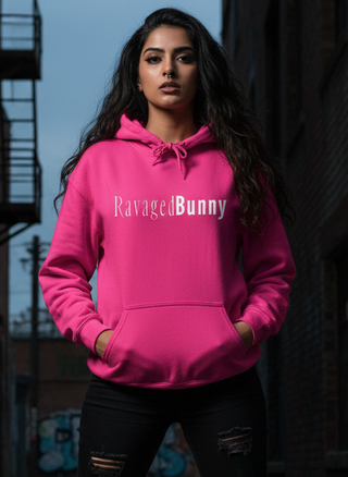 Ravaged Bunny Pink Hoodie