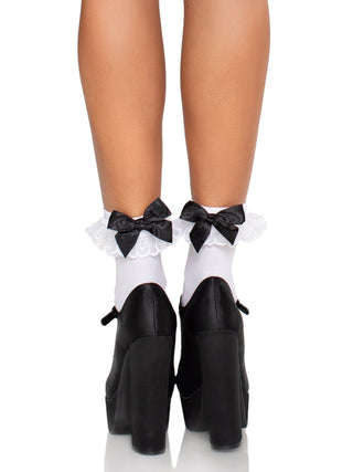 Lola Ruffle Bow Ankle Socks