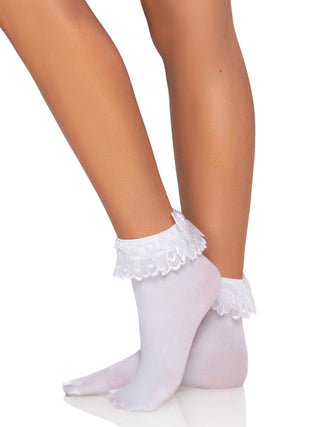 Lola Ruffle Bow Ankle Socks