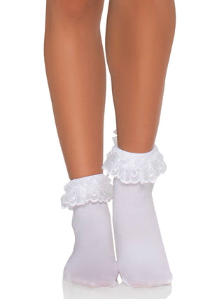 Lola Ruffle Bow Ankle Socks