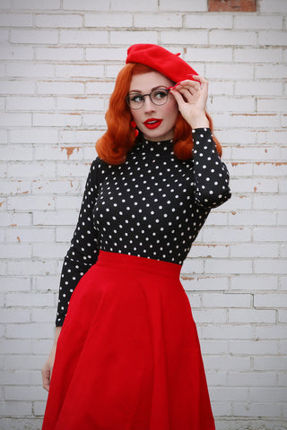 Charlotte Nova Skirt in Red - Plus Sizes only