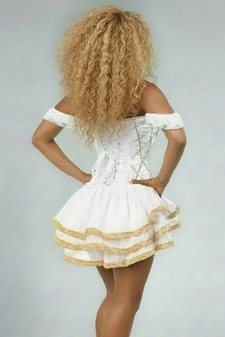 Top Drawer Steel Boned Greek Goddess Corseted Dress