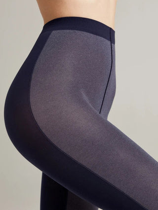 Conte Duet 60 Den - Fantasy Opaque Women's Tights with two-tone pattern (8S-162SP)