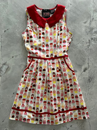 Cupcake Collared Dress