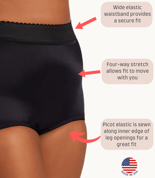 High Waist Tummy Control Panty with Inner Lining, Light Shaping | Style 513
