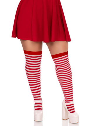 Cari Striped Stockings