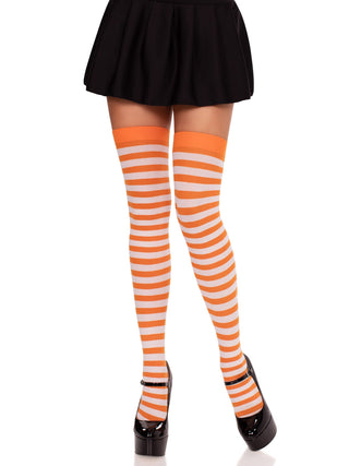 Cari Striped Stockings