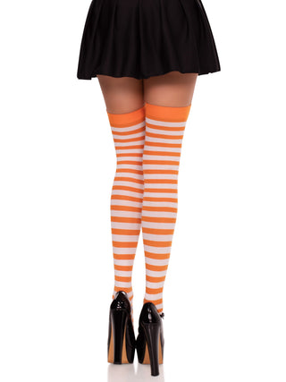 Cari Striped Stockings