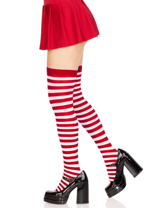 Cari Striped Stockings