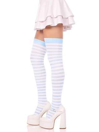 Cari Striped Stockings