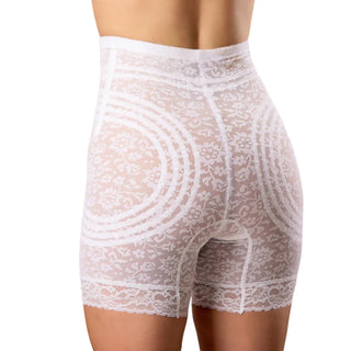 Style 6207 |  No Roll High Waist Lace Thigh Slimmer with Extra Firm Support