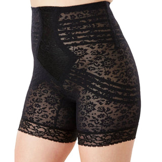 Style 6207 |  No Roll High Waist Lace Thigh Slimmer with Extra Firm Support