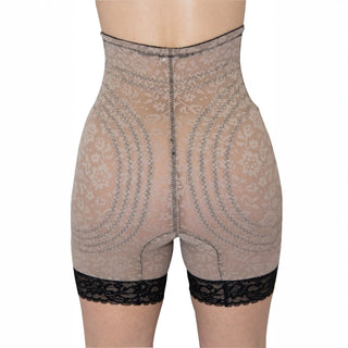 Style 6207 |  No Roll High Waist Lace Thigh Slimmer with Extra Firm Support