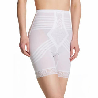 Style 6209 | Breathable High Waist Thigh Slimmer | No Roll Power Mesh Hourglass Shaper |  Firm to Extra Firm Support
