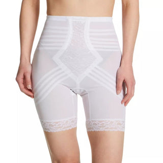 Style 6209 | Breathable High Waist Thigh Slimmer | No Roll Power Mesh Hourglass Shaper |  Firm to Extra Firm Support