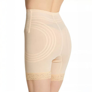 Style 6209 | Breathable High Waist Thigh Slimmer | No Roll Power Mesh Hourglass Shaper |  Firm to Extra Firm Support