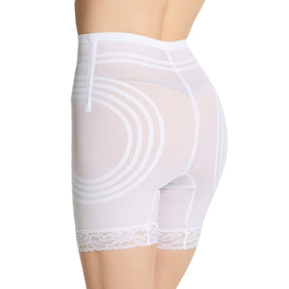 Style 6209 | Breathable High Waist Thigh Slimmer | No Roll Power Mesh Hourglass Shaper |  Firm to Extra Firm Support