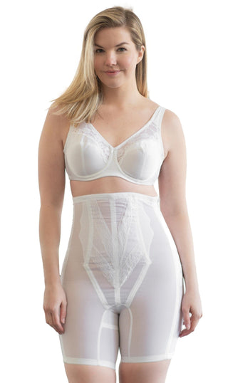 Style 6210 | High Waist Non-Stretch Girdle with Side Zipper | No Give Extra Firm Control
