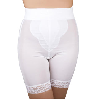 Style 6226 | High Waist Thigh Slimmer with Tulip Front Panel | Memory Compression Fabric | Medium Support