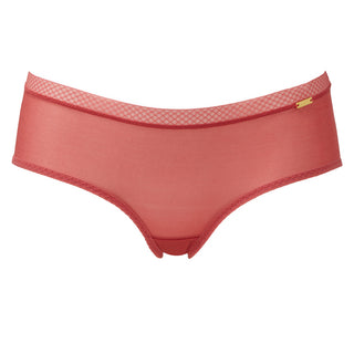 Gossard Glossies Raspberry Sorbet Sheer See Through Shorts Panty