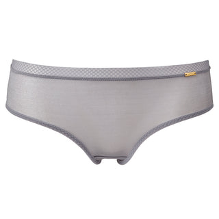 Gossard Glossies Silver Sheer See Through Shorts Panty