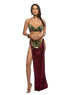 Green/Burgundy