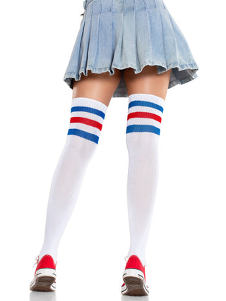 Gina Athletic Thigh High Stockings