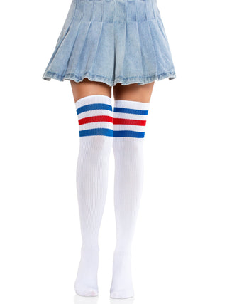 Gina Athletic Thigh High Stockings