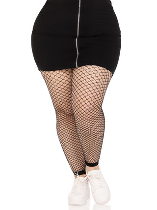 Delilah Fishnet Footless Tights