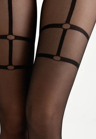 Conte Instinct 30 Den - Fantasy Women's Tights “imitation stockings with garters” (24S-79SP)