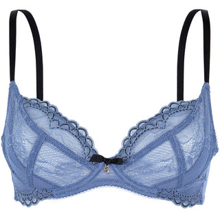 Gossard Superboost Lace Moonlight Blue Plunge Bra