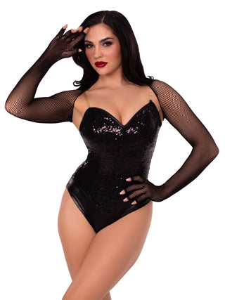 Fishnet Fingerless Shrug