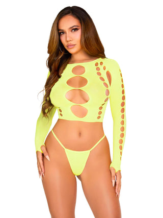 Caught Up Crop Top Set