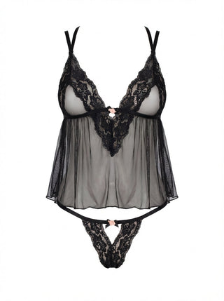 Sheer Madness Babydoll Set