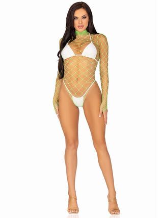 Pretty Please Net Bodysuit