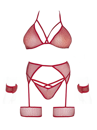 All Tied Up Shimmer Bra and Panty Set