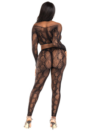 Cold Blooded Crop Top and Tights Set