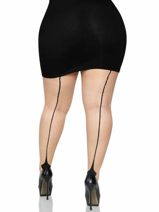 Nyx Sheer Cuban Heel Tights