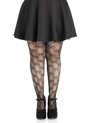 Bow Babe Net Tights