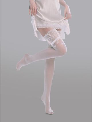 Flower Lace High Stockings