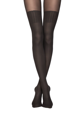Conte Erica 20/60 Den - Fantasy Opaque Women's Tights with Imitation Mélange Golfs (12S-7SP)
