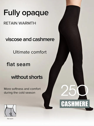 Conte Cashmere 250 Den - 7% Cashmere Warm Thin Soft Women's Tights (14S-122SP)