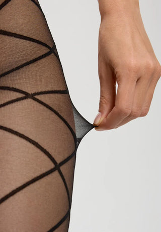 Conte Concept 50 Den - Fantasy Opaque Women's Tights with a golfs imitate & geometric pattern (21S-3SP)