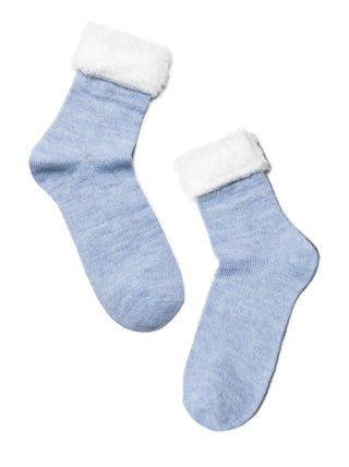 Conte Comfort #17S-173SP(000) - 1 pair Warm Polyamide Women's Socks with Lapel
