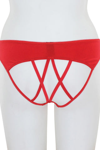 Caged Underwear Red Salsa