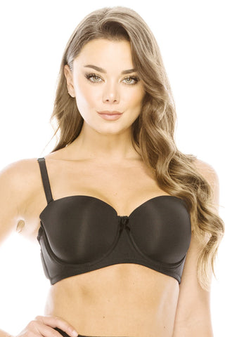 Black Underwire Push Up Bra